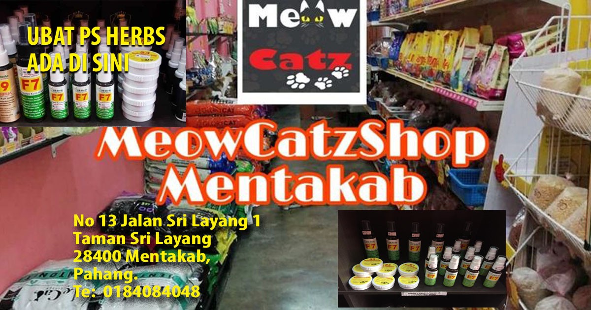 Ubat Ps Herbs Ada Di Meow Catz Shop Mentakab Ps Herbs