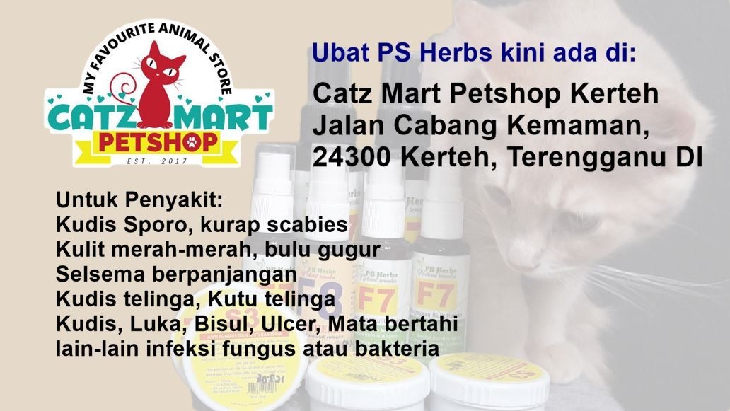 Catz Mart Petshop Kerteh  Pengedar PS Herbs