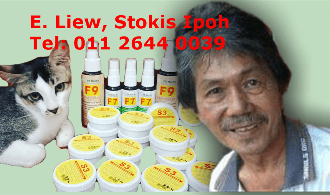 Mr Liew stokis ubat keluaran PS Herbs di Ipoh PS Herbs