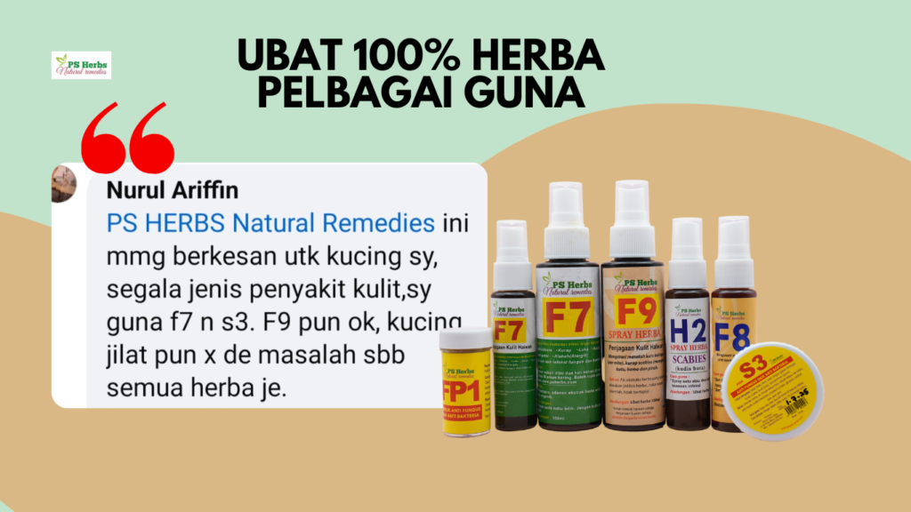 Ubat herba serba guna untuk rawat penyakit haiwan.